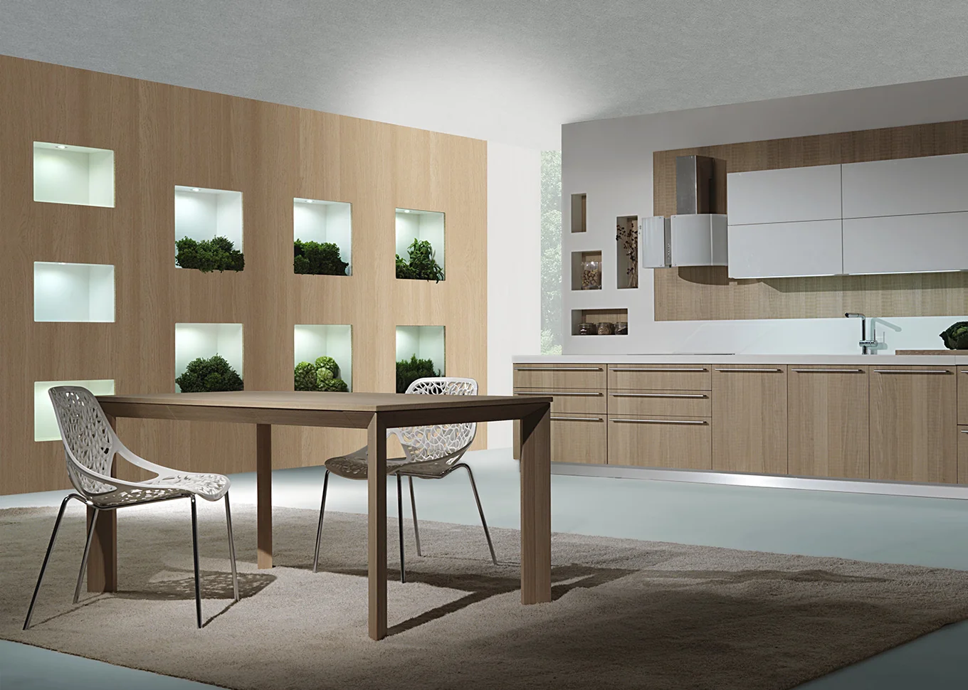 Materiali e dettagli delle cucine Salcom